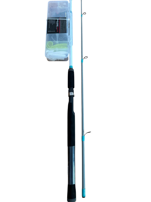 Blacktip Inshore Plus Spinning Rod 7' 2pc W/Tackle Kit